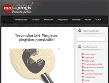Tablet Screenshot of mn-pingis.fi